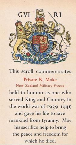 Service scroll