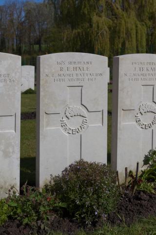 Richard Hale's grave, Belgium