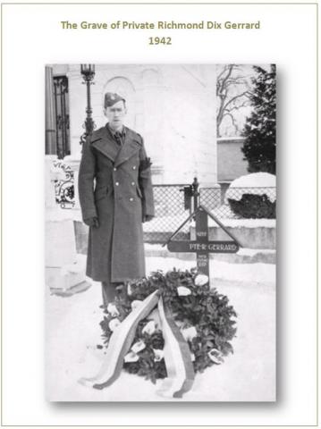 The 1942 Grave of Private Richmond Gerrard 