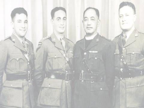 Could you help to identify the soldier on the left?