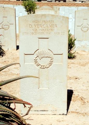 David Vercamer's grave