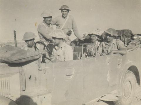 After the attack at Alamein