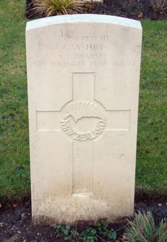 George Ashby's grave