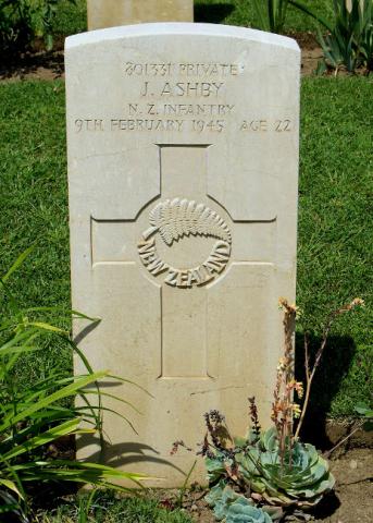 James Ashby's grave