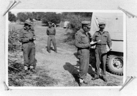 Lt-Col Bennett broadcasts home