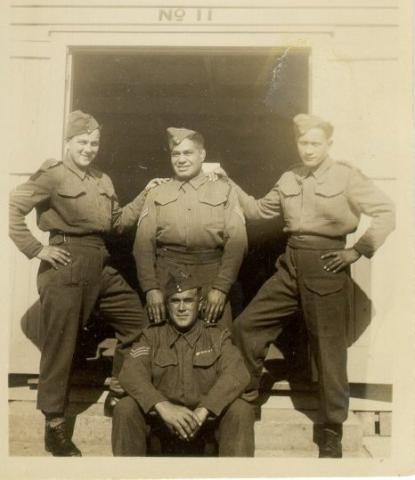 Bully Jackson and comrades, Papakura 1941