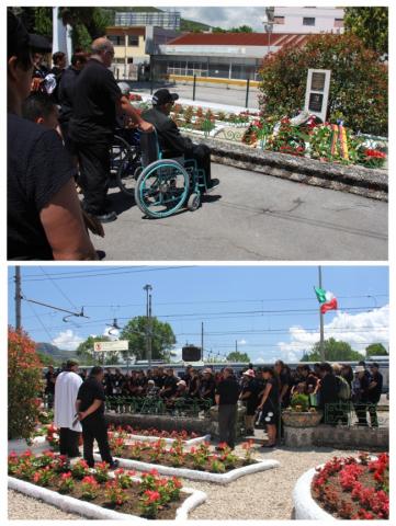 Service at the Cassino railway station