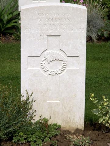 Dick Coleman's grave