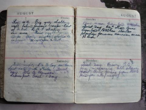 E V Hayward personal diary 1942