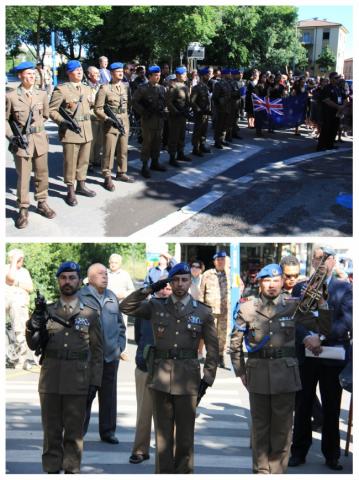 Unveiling of memorial, Faenza