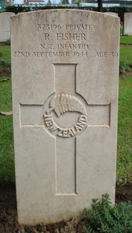 Robert Fisher's grave