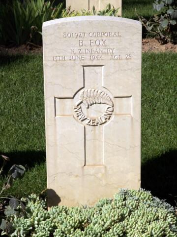 Ben Fox's grave