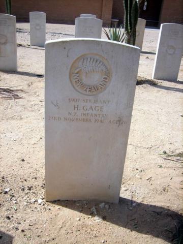 Herewini Gage's grave
