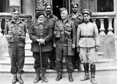 Officers at Katerini, Greece