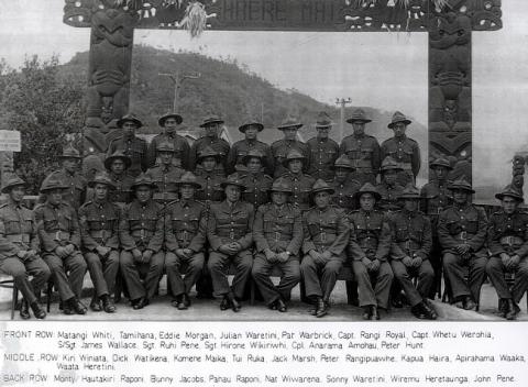 B Company group photo