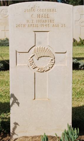 Charles Hall's grave