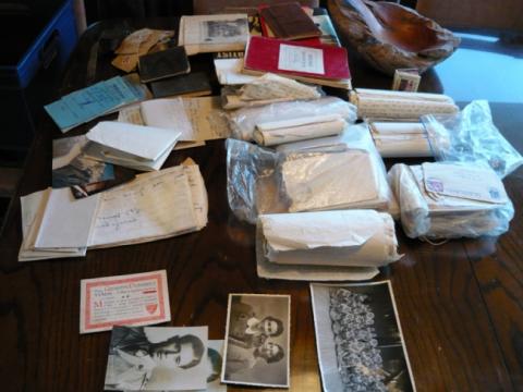Hayward couple's wartime articles.