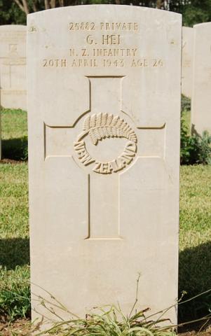 Graham Hei's grave