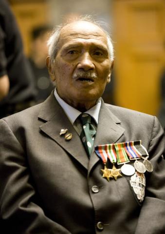 Haare Te Nuku Ratana at the website launch in Parliament