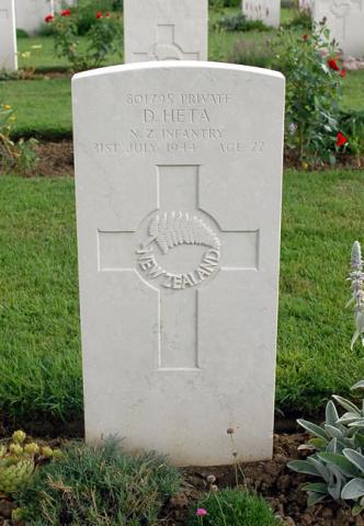 Dave Heta's grave