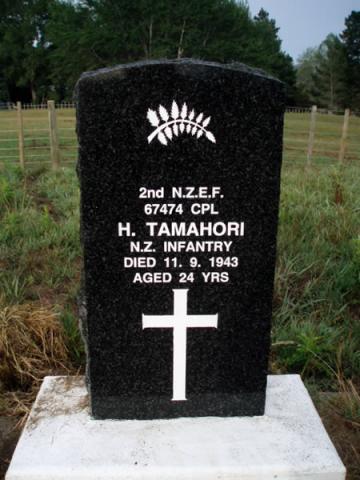 Heta Tamahori's grave