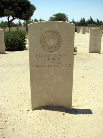 Samuel Hodge's grave