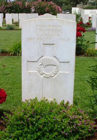 Joe Hoterene's grave