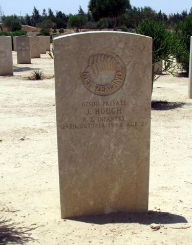 John Hough's grave