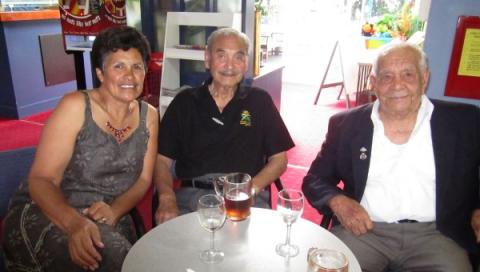 Ida Te Pou, Bob Gillies and Aubrey Balzer, Taupō 2010