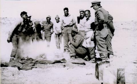 Hangi in the desert