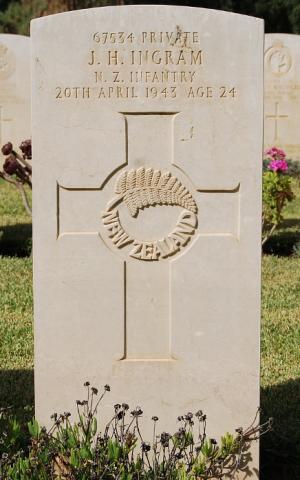 John Ingram's grave
