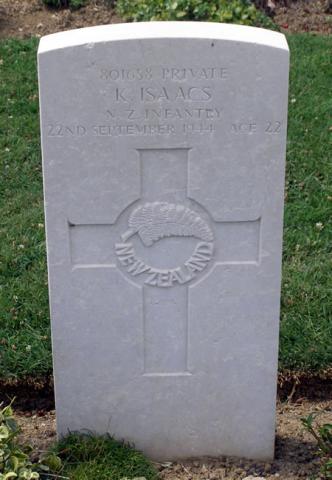 Kiri Isaacs' grave