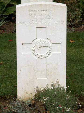 Hoane Karaka's grave