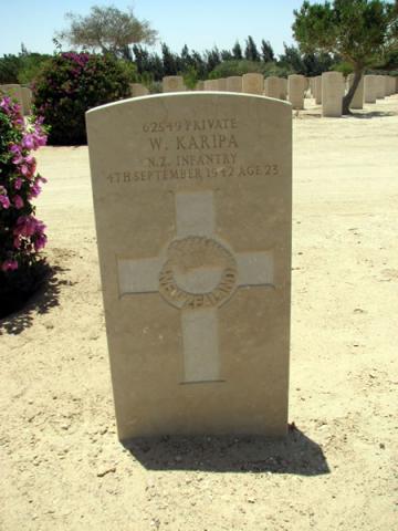 Wiri Karipa's grave