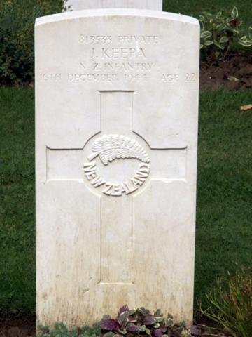 John Keepa's grave