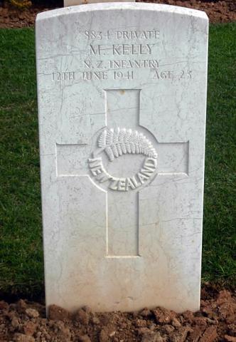 Marshall Kelly's grave