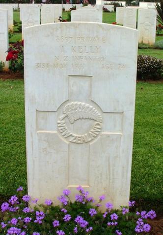 Thomas Kelly's grave