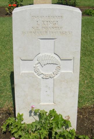 Ike Kingi's grave