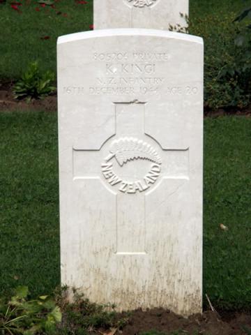 Kaumoana Kingi's grave