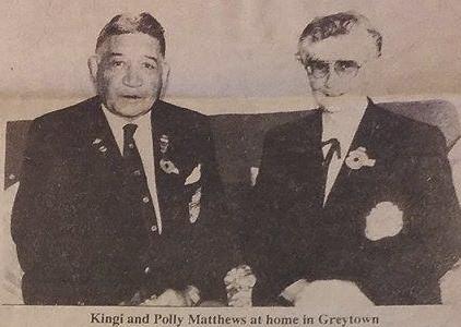 Kingi Matthews and wife Polly