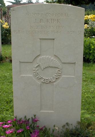 Jack Brooks Kirk's grave