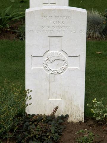 Thomas Kirk's grave