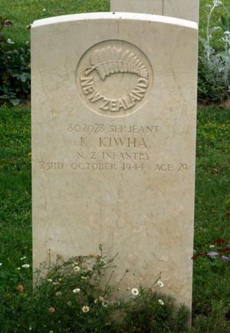 Kerepori Kiwha's grave