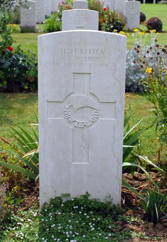 Henare Hapi Kutia's grave