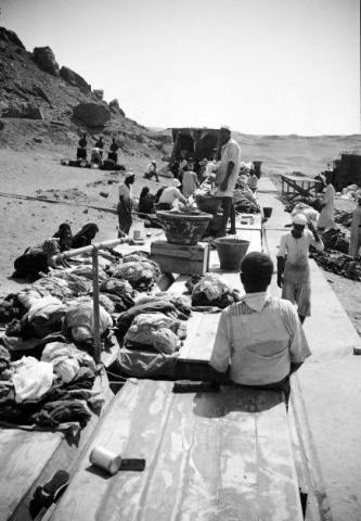 The laundry at Maadi Camp, Egypt