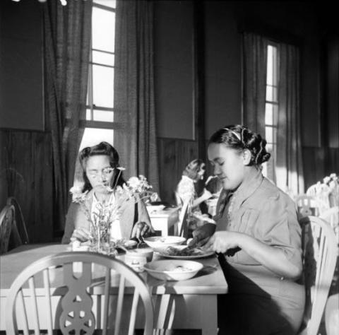 Munition factory workers