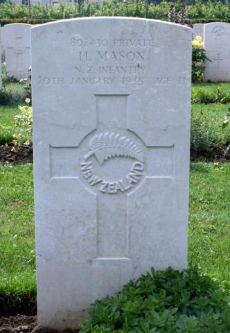 Henry Mason's grave