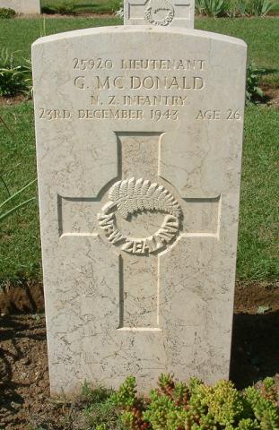 George McDonald's grave