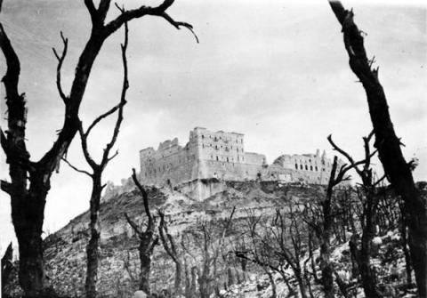 The monastery at Monte Cassino