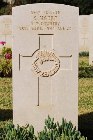 Sonny Moore's grave